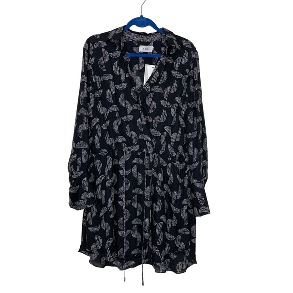 A.L.C. NEW Isobel Dress Size 10 Black, White - Picture 11 of 14